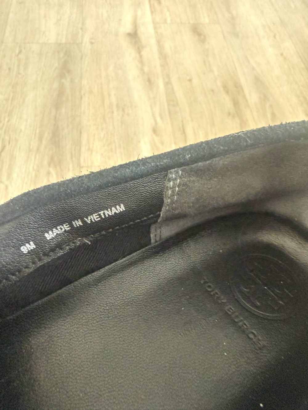Tory Burch | Black Slip-On Suede Loafer / Sneakers | Sz9 - Picture 2 of 4